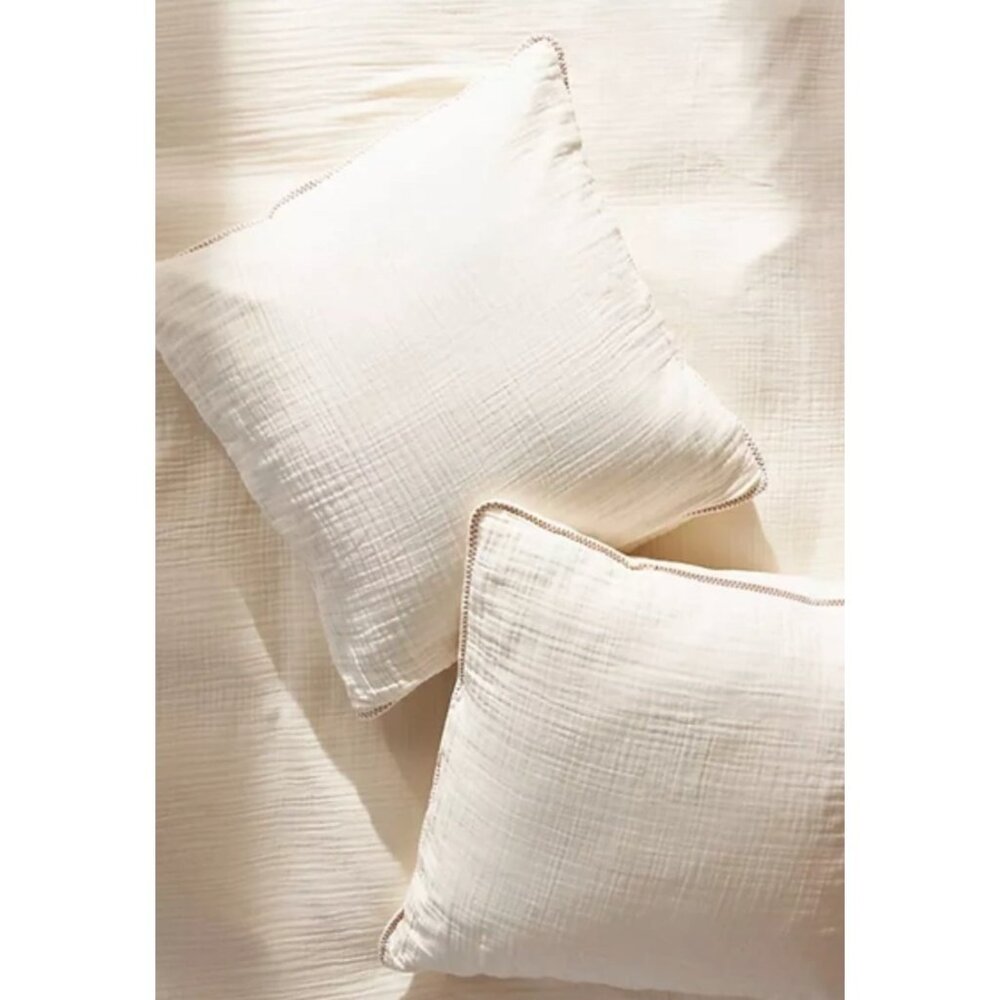 Anthropologie Amber Lewis Gretchen Gauze Euro Sham